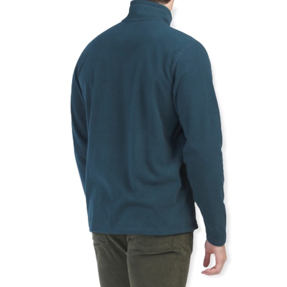 EDDIE BAUER Venture Sweatshirt Indigo Quarter Zip Fleece Pullover Jacket - Picture 4 of 8